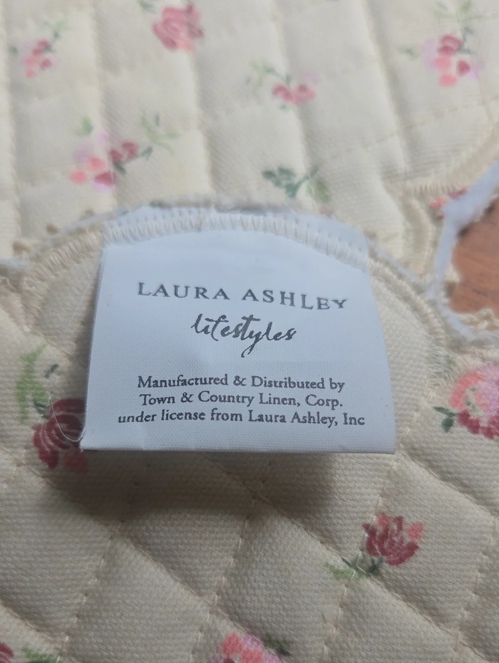 Laura Ashley Crochet Potholders - Set of 2 Cream